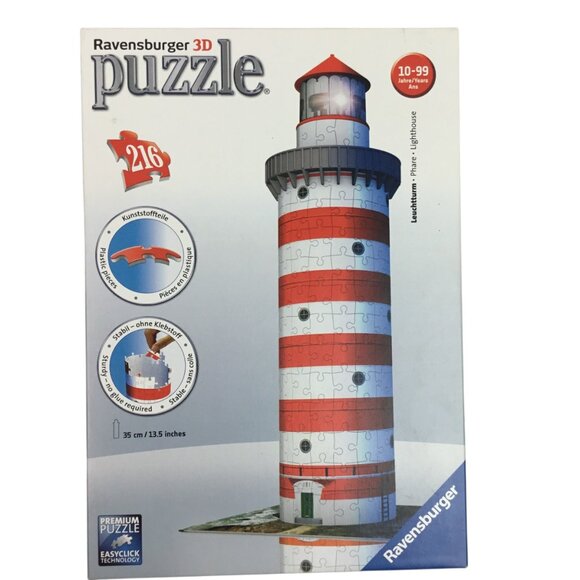 Ravensburger 3D Jigsaw Puzzle Lighthouse 216 Pieces Ages 10-99 - Picture 6 of 13